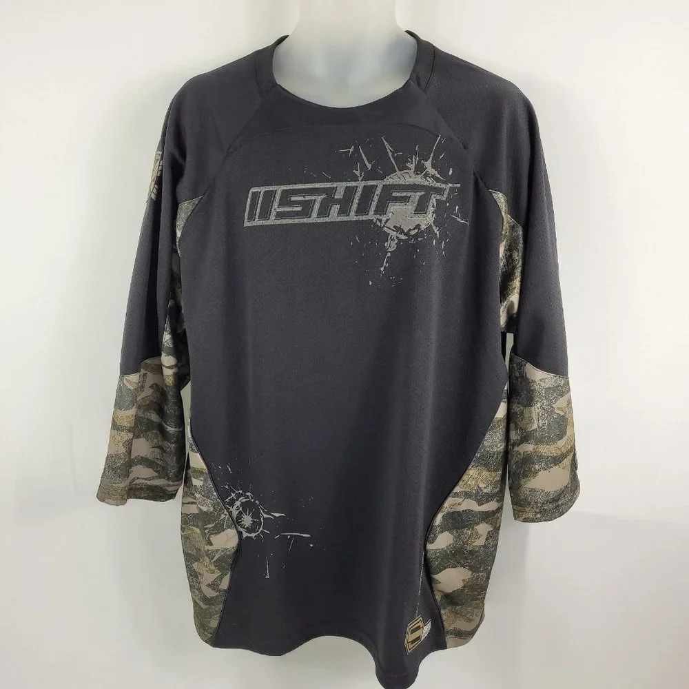 Shift | Shirts | Shift Squadron Motocross Jersey Camo 34 Length